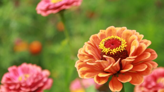 Zinnia Flowers