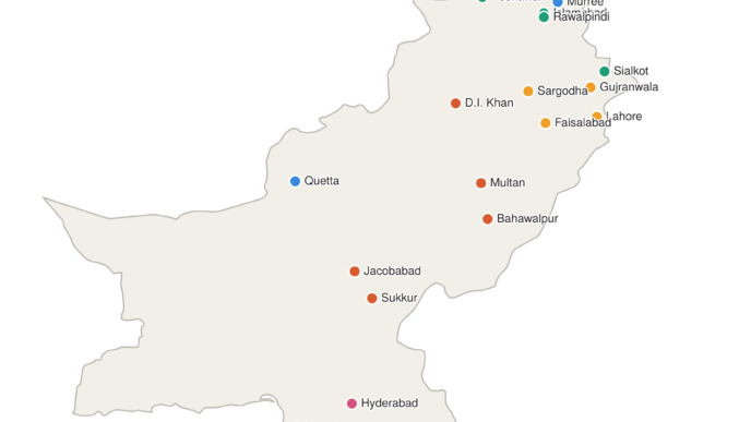 Pakistan Gardening Zone like USDA Zones