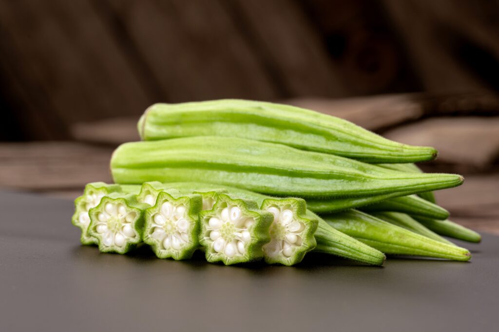 Bhindhi (Okra) Summer Vegetable in Pakistan